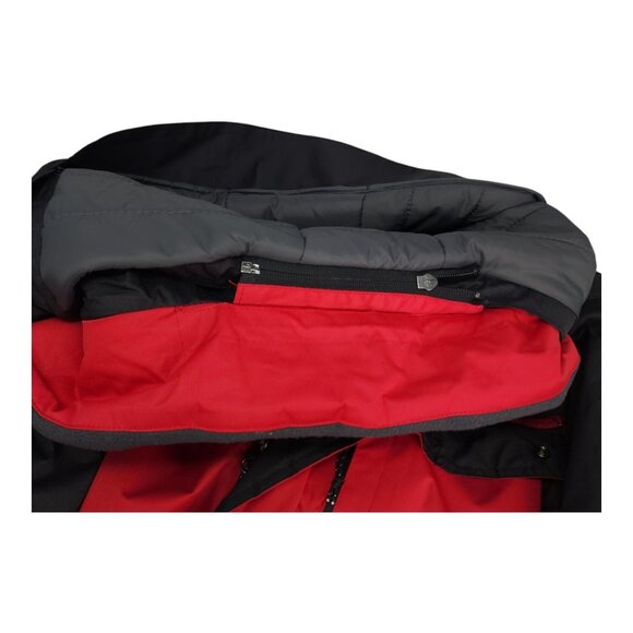 Gerry Mens Red & Black Puffer Jacket XL Polyester & Nylon Cold Weather Rated - Picture 4 of 16